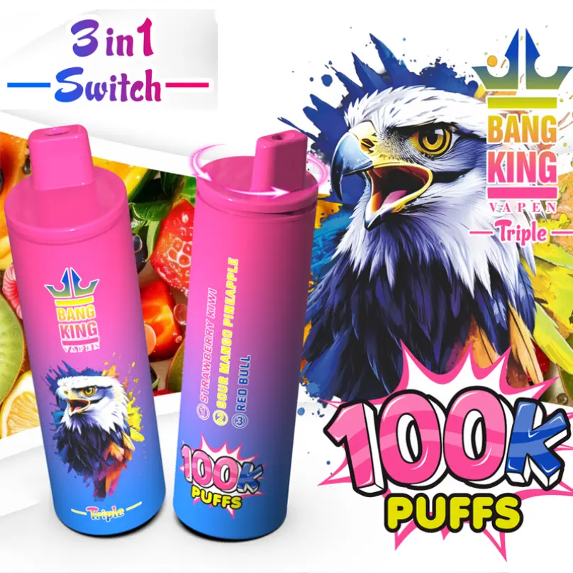 Bang King 100K Puffs 3 in 1 Vape Pen 100000 Wholesale