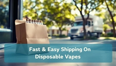 Tek kullanımlık Vapes'de Hızlı ve Kolay Nakliye