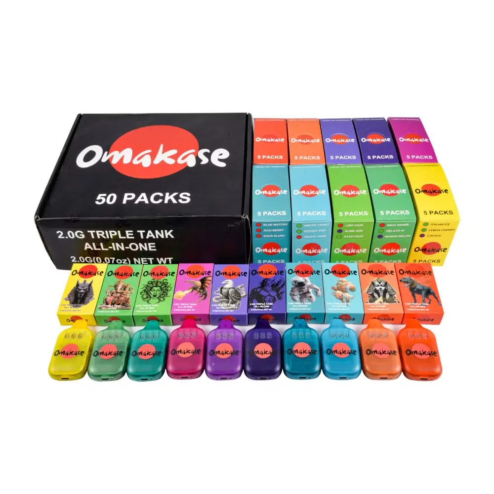 Ekran Tek Kullanımlık Vape Kalemi ile Boş Omakase 2g