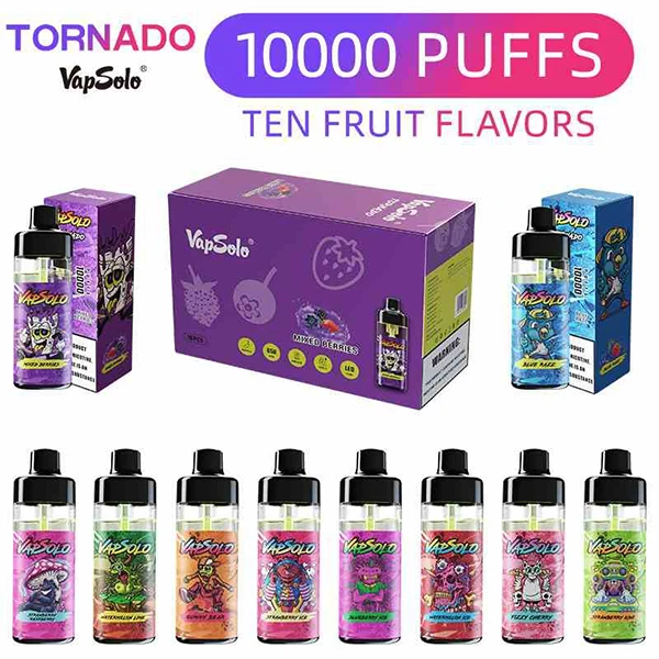 VapSolo Tornado 10000 Puffs Disposable Vape